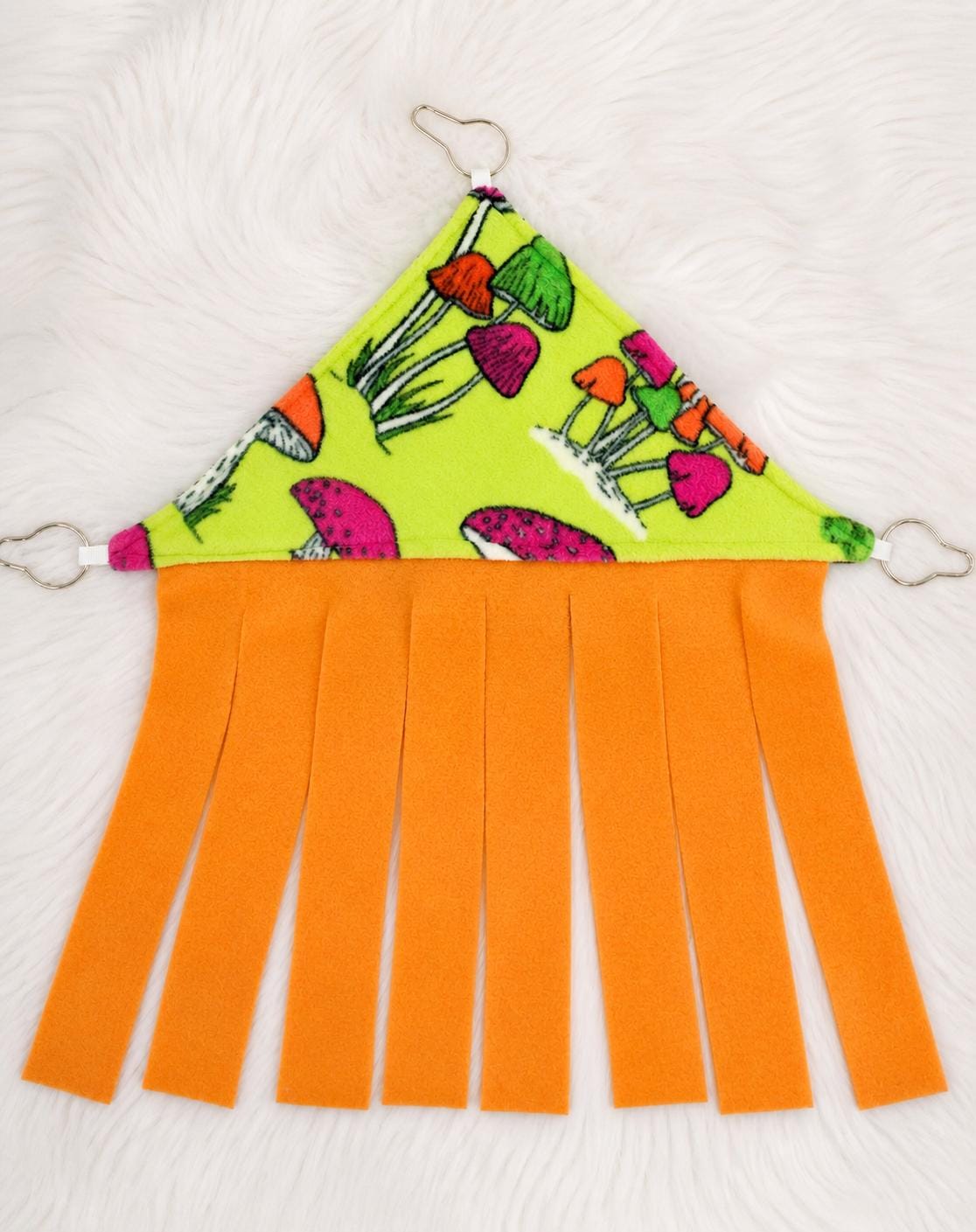 Custom Fleece Corner Hideaway Curtain for Small Pet Cages – Washable Bedding