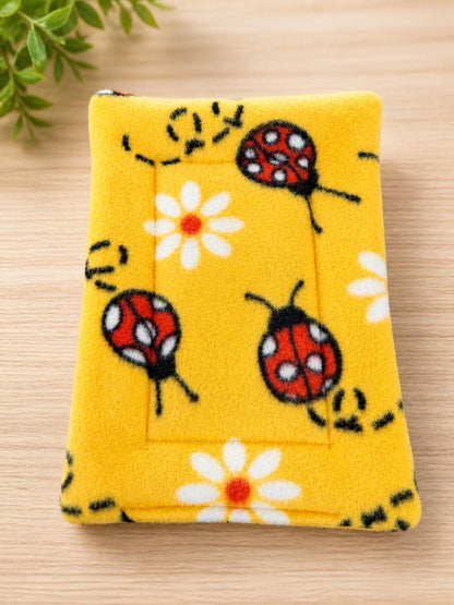 Custom Fleece Potty Pads Set of 2: Absorbent Guinea Pig, Hedgehog Cage Liner