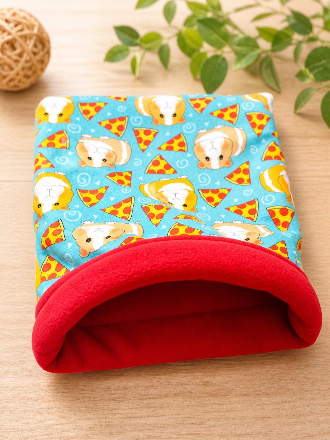 Custom Guinea Pig Tunnel Bed Washable Small Animal Hideout, Hedgehog Ferret Chinchilla Cozy Double Exit Pet Tube Hedgehog Ferret Chinchilla