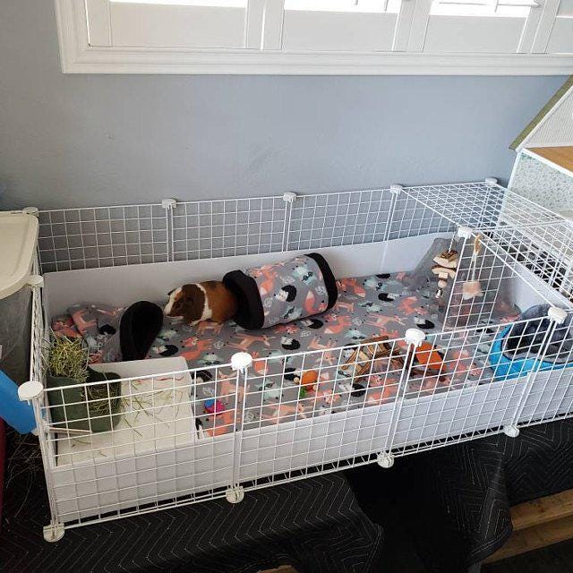 Give your small pets the cozy hideaway they deserve with this Guinea Pig Tunnel Bed, designed for comfort, play, and stress-free snuggling. This soft tunnel creates the perfect safe space. This washable small animal hideout is ideal for guinea pigs, hedgehogs, ferrets, chinchillas, and other small pets.
Features reinforced, structured openings on both ends to help it stay open, making it easy for your pets to enter, exit, and explore. It’s perfect for playtime or nap time.