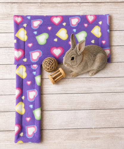 Guinea Pig Fleece Cage Liner: Kavee Loft with Attached Ramp (14x28)