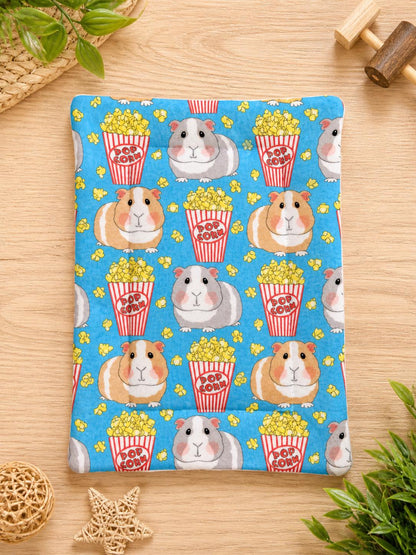Guinea Pig Fleece Pee Pads: Absorbent Washable Cage Liner Set (2x)