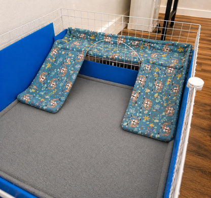 Lookout Lounge Cage Liner with Ramps for Guinea Pig Cage: 28x8 and 15x7