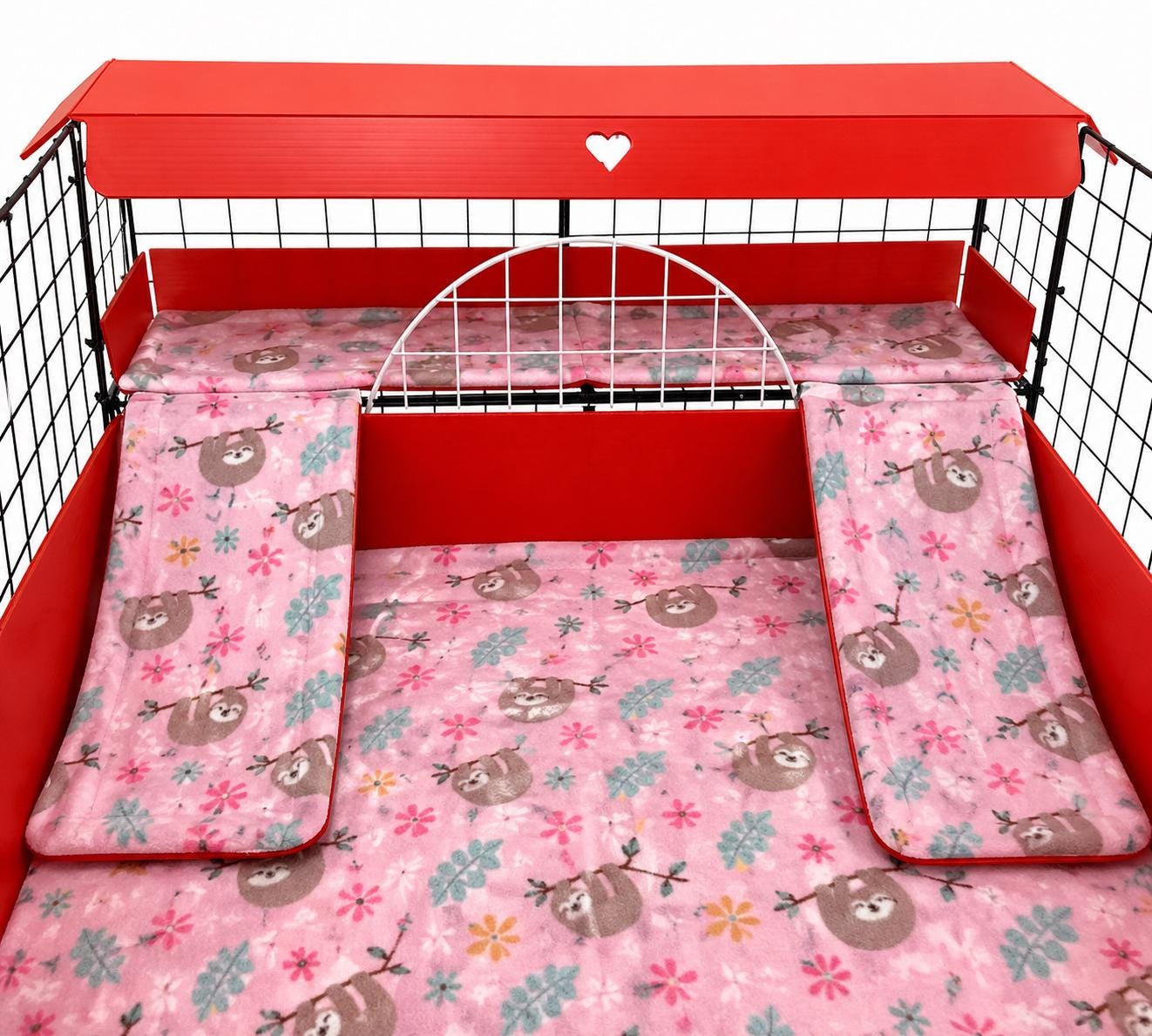 Lookout Lounge Cage Liner with Ramps for Guinea Pig Cage: 28x8 and 15x7