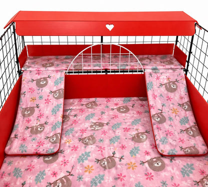 Lookout Lounge Cage Liner with Ramps for Guinea Pig Cage: 28x8 and 15x7