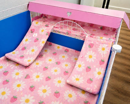 Lookout Lounge Cage Liner with Ramps for Guinea Pig Cage: 28x8 and 15x7