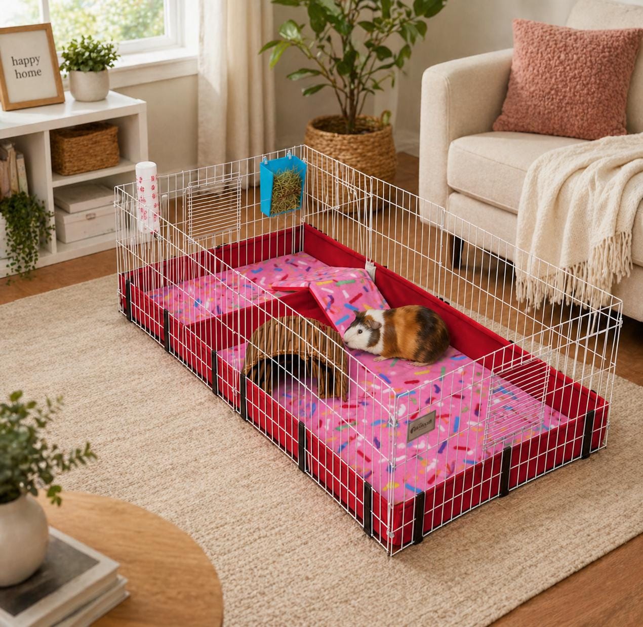 Midwest Cage Ramp Pad 7"x19" – for Guinea Pig, Hedgehog, Rabbit Liner
