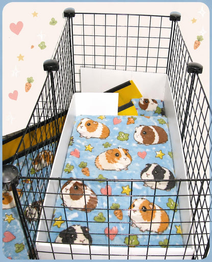 Narrow loft liner 28x14 with ONE cutout for ramp Custom Fleece liner C&C cages
