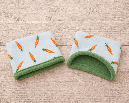 Ready to Ship Fleece Guinea Pig Bed, Hedgehog Ferret Sleep Sack or Cuddle Sack Stay-Open Snuggle Pouch Small Pet Cozy Hideout cuddle cup bed
