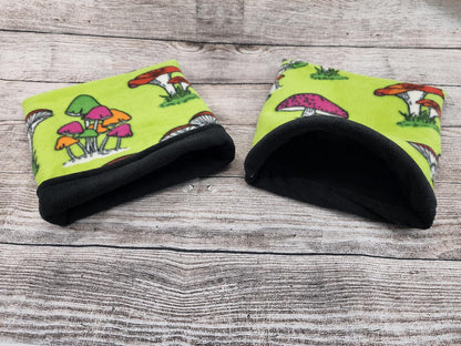 Ready to Ship Fleece Guinea Pig Bed, Hedgehog Ferret Sleep Sack or Cuddle Sack Stay-Open Snuggle Pouch Small Pet Cozy Hideout cuddle cup bed