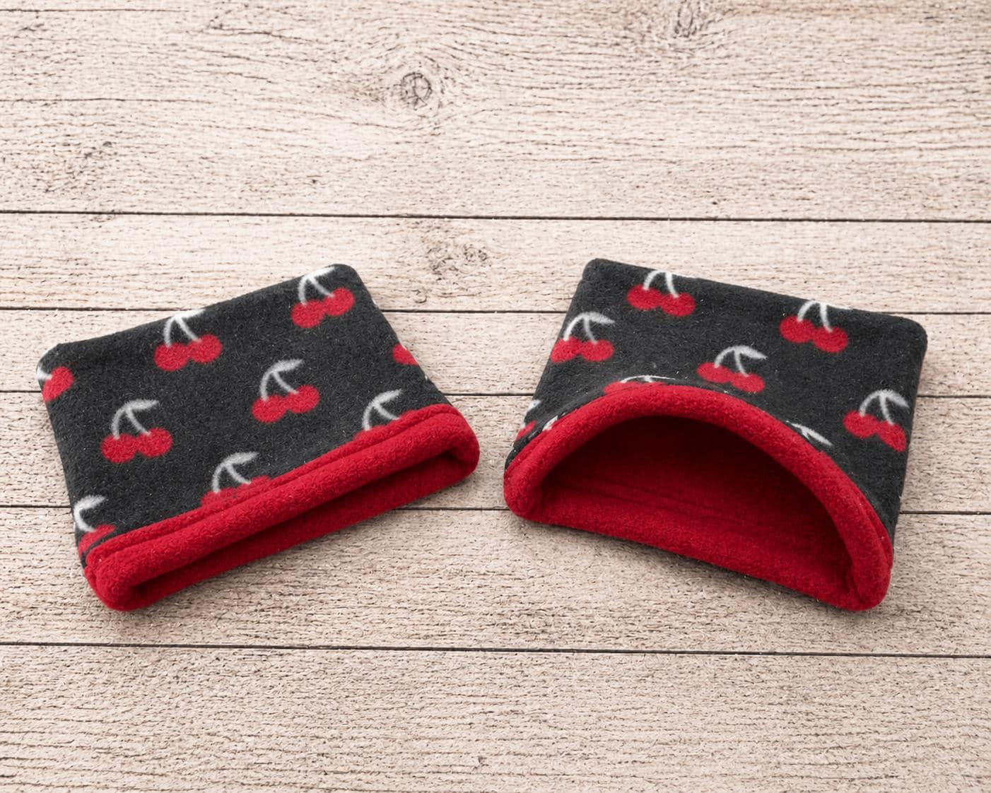 Ready to Ship Fleece Guinea Pig Bed, Hedgehog Ferret Sleep Sack or Cuddle Sack Stay-Open Snuggle Pouch Small Pet Cozy Hideout cuddle cup bed