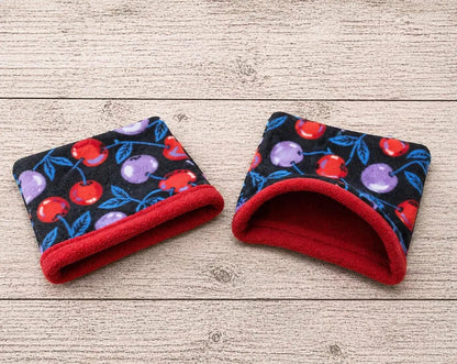 Ready to Ship Fleece Guinea Pig Bed, Hedgehog Ferret Sleep Sack or Cuddle Sack Stay-Open Snuggle Pouch Small Pet Cozy Hideout cuddle cup bed