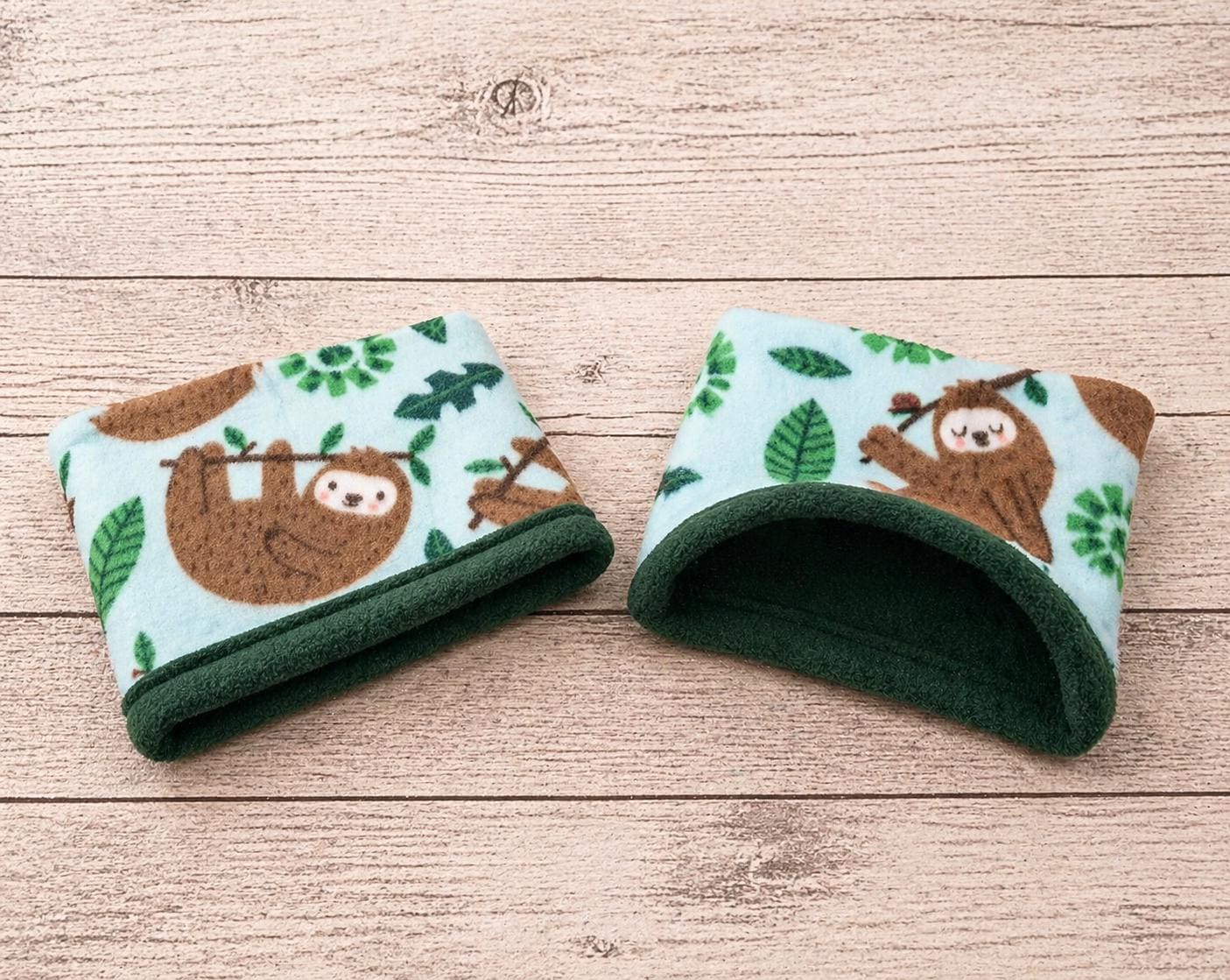 Ready to Ship Fleece Guinea Pig Bed, Hedgehog Ferret Sleep Sack or Cuddle Sack Stay-Open Snuggle Pouch Small Pet Cozy Hideout cuddle cup bed